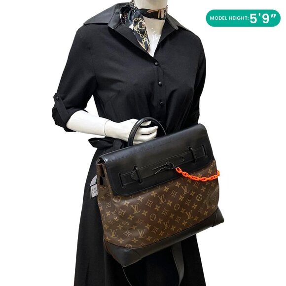 Louis Vuitton  Steamer PM Solar Ray Monogram Canvas Messenger Bag Black - Picture 2 of 12